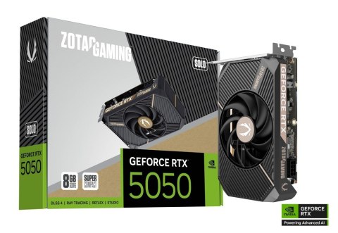 ZOTAC Karta graficzna GeForce RTX 5050 SOLO 8GB GDDR6 128bit 3DP/HDMI