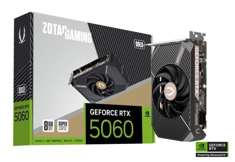 ZOTAC Karta graficzna GeForce RTX 5060 SOLO 8GB GDDR7 128bit 3DP/HDMI