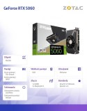 ZOTAC Karta graficzna GeForce RTX 5060 SOLO 8GB GDDR7 128bit 3DP/HDMI