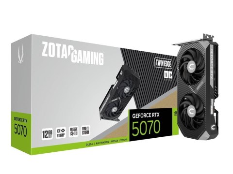 ZOTAC Karta graficzna GeForce RTX 5070 TWIN EDGE OC 12GB GDDR7 192bit 3DP/HDMI