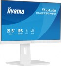 IIYAMA Monitor 22 cale XUB2293HSU-W7 IPS, 100Hz, Pivot, HAS(150mm), 300cd, BIAŁY