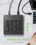 IcyBox Duplicator (klonowanie 1:3) dla NVMe M.2 SSD IB-4013MCL-C4 4-Bay USB4