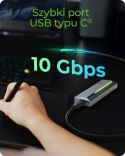 IcyBox Obudowa dysku IB-1826MCL-CU31 M.2 NVMe i SATA obudowa, RGB lighting, USB 3.2 Gen 2, 10 Gbps