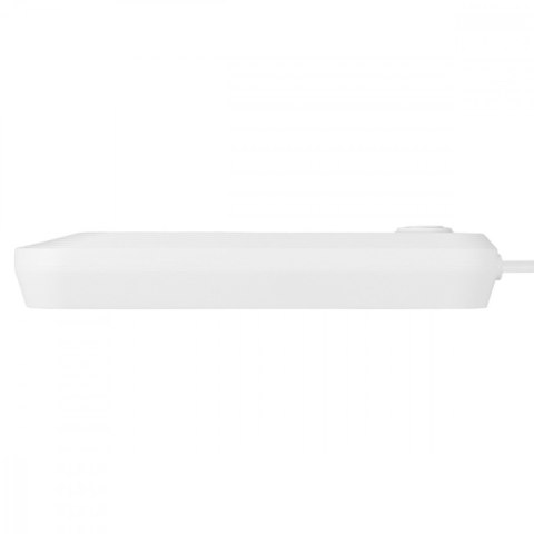 Maclean Listwa zasilająca MCE394 W 3 gniazda 3xUSB, 110-240V AC 50/60, 2.1A max 2500W, biała