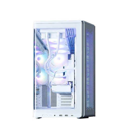 Zalman Obudowa P60 Mid-Tower 5x ARGB fans biała