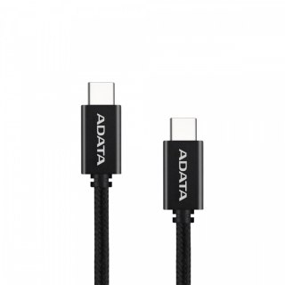 Kabel Adata USB C do USB C 100W 2 m czarny szybkie ładowanie PD wytrzymały