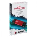 Kingston Dysk zewnętrzny SSD 2TB DualPortable USB-A/C 3.2 Gen2