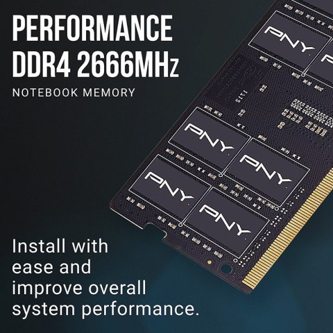 PNY Pamięć do notebooka 16GB DDR4 2666 2x8GB MN16GK2D42666