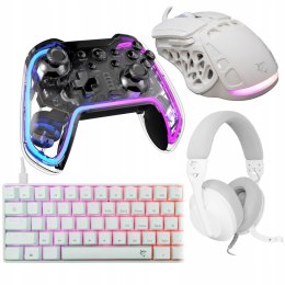 Zestaw Gamingowy Klawiatura Myszka Słuchawki Game Pad - Prezent dla Gracza