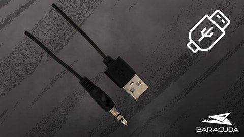 Głośniki Gamingowe Baracuda BGSP-011 Seashell Stereo 2.0 LED USB 2×3W Black