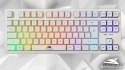 Klawiatura Gamingowa Baracuda BGK-01114 Krill Biała USB TKL RGB US