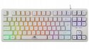 Klawiatura Gamingowa Baracuda BGK-01114 Krill Biała USB TKL RGB US
