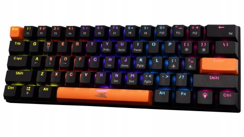 Klawiatura Gamingowa Baracuda BGK-03121 Dolphin Czarna Blue Switch RGB USB