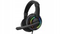 Słuchawki Gamingowe Baracuda BGH-021 Hydra Black LED Mikrofon USB mini Jack