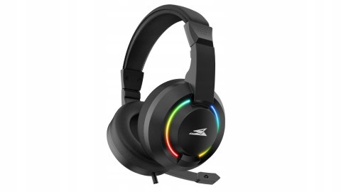 Słuchawki Gamingowe Baracuda BGH-021 Hydra Black LED Mikrofon USB mini Jack