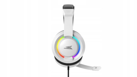 Słuchawki Gamingowe Baracuda BGH-021 Hydra White LED Mikrofon USB mini Jack