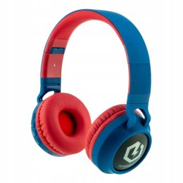 Słuchawki nauszne PowerLocus Buddy bezprzewodowe niebieskie LED dla dzieci