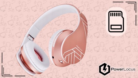 Słuchawki nauszne PowerLocus P2 Kids bezprzewodowe beżowe camo dla dzieci