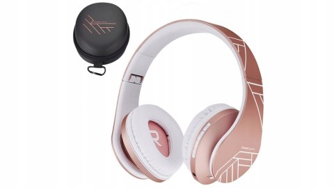 Słuchawki nauszne PowerLocus P2 Kids bezprzewodowe beżowe camo dla dzieci