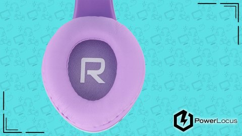 Słuchawki nauszne PowerLocus P2 Kids bezprzewodowe błękitne dla dzieci