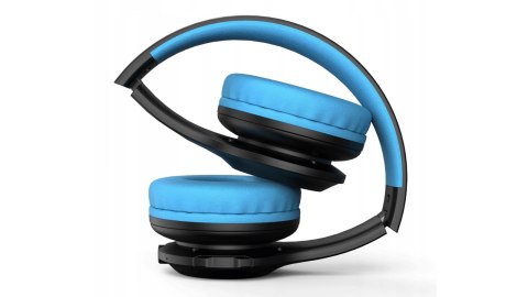 Słuchawki nauszne PowerLocus PLED bezprzewodowe czarne LED dla dzieci