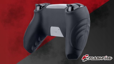 Czarne Etui Silikonowe FlashFire P803B na Pad PS5 DualSense Ochronne Case