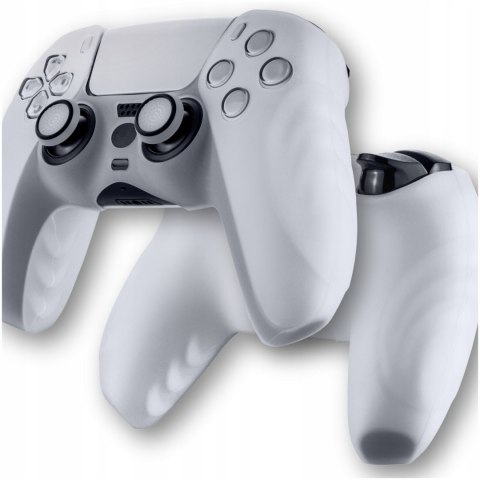 Etui Silikonowe FlashFire P803W na Pad PS5 DualSense Ochronne Obudowa Białe