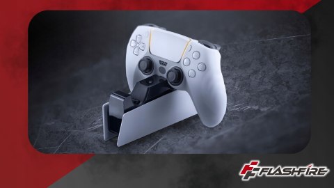 Etui Silikonowe FlashFire P803W na Pad PS5 DualSense Ochronne Obudowa Białe