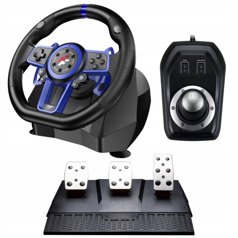 Kierownica Gamingowa FLASHFIRE F111 6 Biegów 270°/900° PC PS5 PS4 Switch