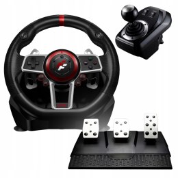 Kierownica Gamingowa FLASHFIRE Suzuka 6 Biegów 270°/900° PC PS4 Switch Xbox