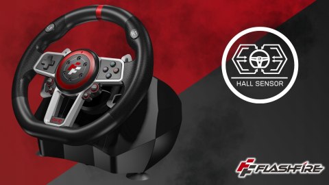 Kierownica Gamingowa FLASHFIRE Suzuka 6 Biegów 270°/900° PC PS4 Switch Xbox