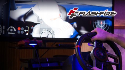 Kierownica Gamingowa FLASHFIRE Suzuka 6 Biegów 270°/900° PC PS4 Switch Xbox