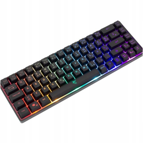 Klawiatura Gamingowa White Shark Ronin Black Membranowa LED 68 klawiszy