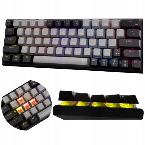 Klawiatura Gamingowa White Shark Wakizashi 2 Mechaniczna Red Switch RGB US