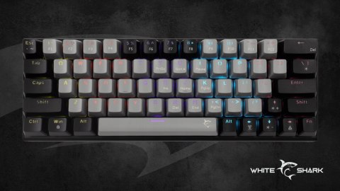 Klawiatura Gamingowa White Shark Wakizashi 2 Mechaniczna Red Switch RGB US