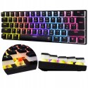 Klawiatura gamingowa White Shark Ashiko 2 Black USB Red Switch RGB US