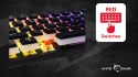Klawiatura gamingowa White Shark Ashiko 2 Black USB Red Switch RGB US