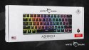 Klawiatura gamingowa White Shark Ashiko 2 Black USB Red Switch RGB US