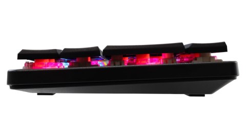 Klawiatura gamingowa White Shark Nagamaki USB Red Switch RGB US Mechaniczna