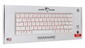 Klawiatura gamingowa White Shark Nagamaki USB Red Switch RGB US Mechaniczna