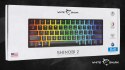 Klawiatura gamingowa White Shark Shinobi 2 Black USB Blue Switch RGB US