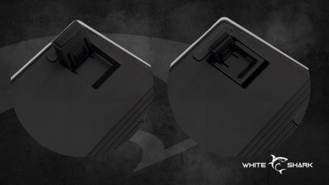 Klawiatura gamingowa White Shark Shinobi 2 Black USB Red Switch RGB US