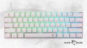 Klawiatura gamingowa White Shark Shinobi 2 White USB Blue Switch RGB US