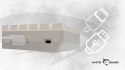 Klawiatura gamingowa White Shark Shinobi 2 White USB Blue Switch RGB US