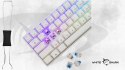 Klawiatura gamingowa White Shark Shinobi 2 White USB Blue Switch RGB US