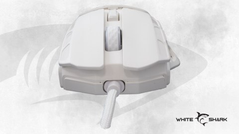 Mysz Gamingowa White Shark Ector White 7200 DPI RGB Biała USB 7 Przycisków