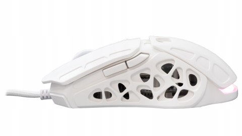 Mysz Gamingowa White Shark Ector White 7200 DPI RGB Biała USB 7 Przycisków