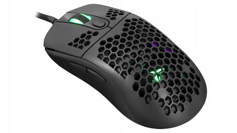 Mysz Gamingowa White Shark Galahad Black 6400 DPI RGB 6D 1,8m USB
