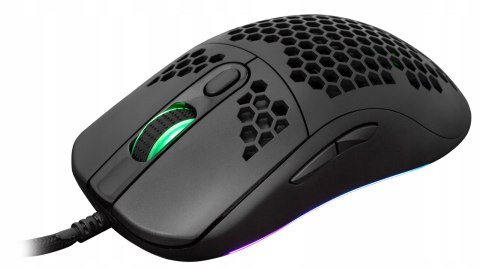 Mysz Gamingowa White Shark Galahad Black 6400 DPI RGB 6D 1,8m USB