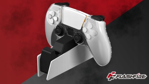 Przeźroczyste Etui Silikonowe na Pad PS5 DualSense FlashFire P801 Obudowa